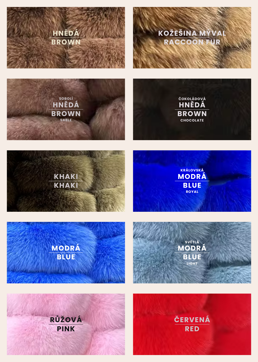 Doll Fox 2in1 fur coat