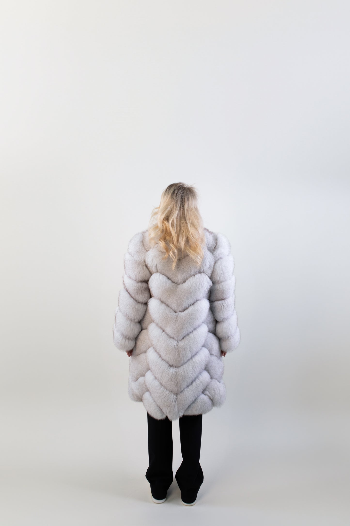 IN STOCK Doll Fox Fur Coat (2in1), White, Size M