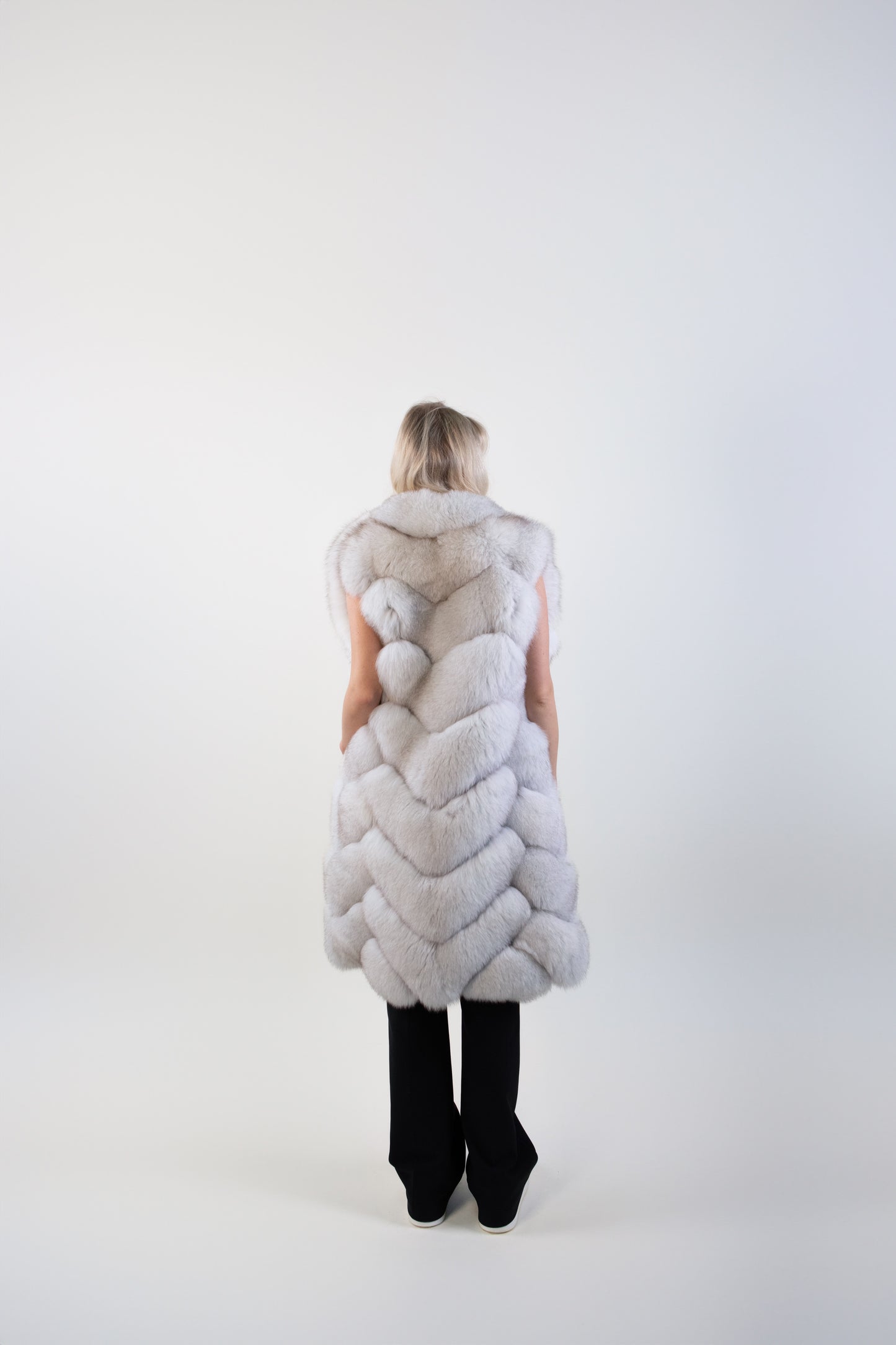 IN STOCK Doll Fox Fur Coat (2in1), White, Size M